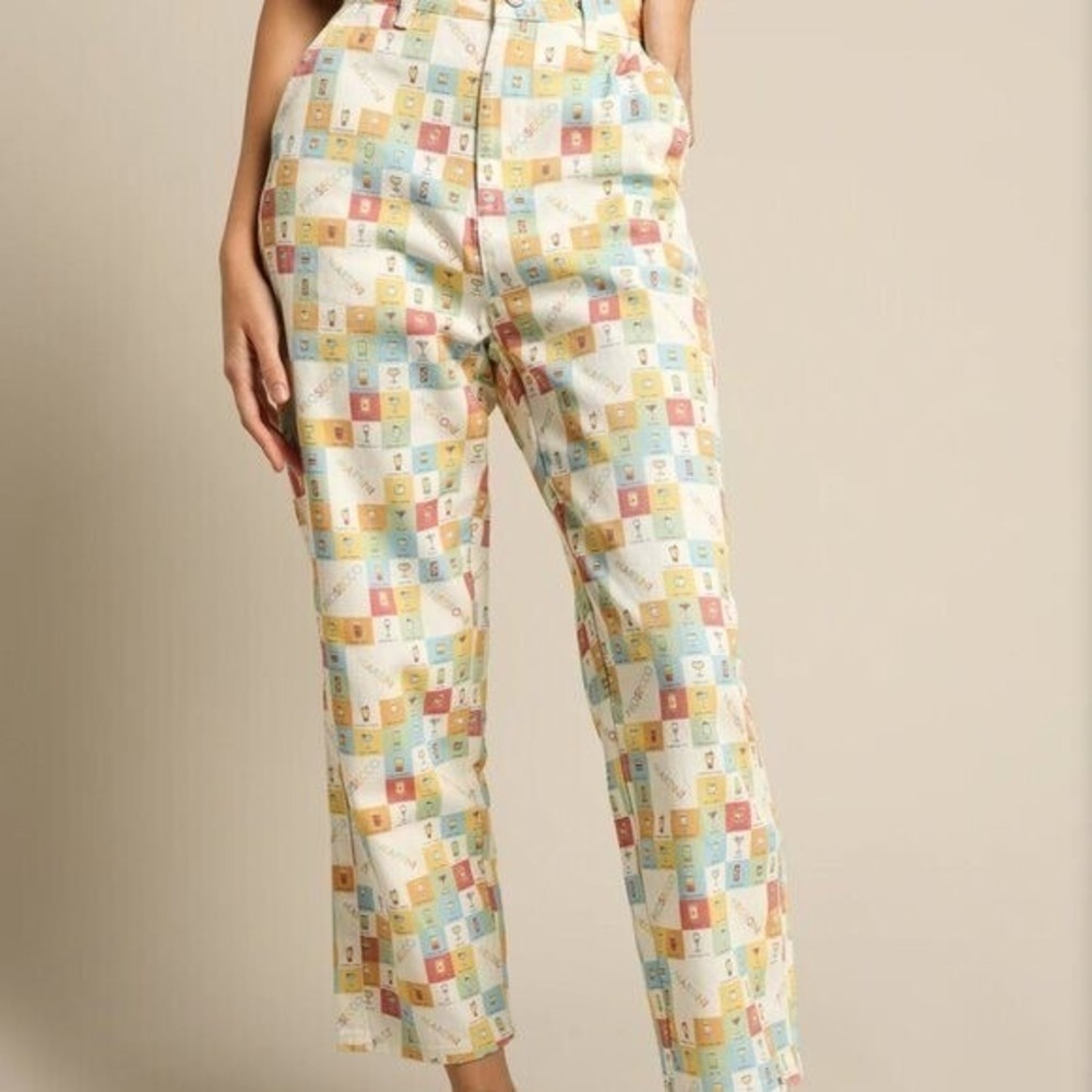Cools Club California Pants Cocktail Hour High Waisted Straight Leg Jeans Size 6